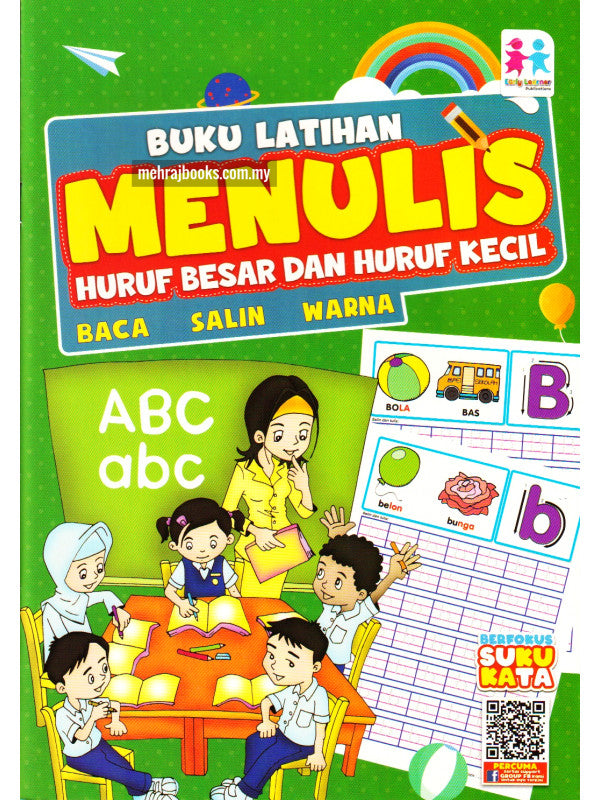 Buku Latihan Menulis- Huruf Besar dan Huruf Kecil