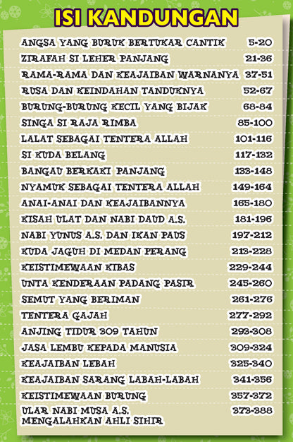 24 Cerita Haiwan Berpandukan al-Quran