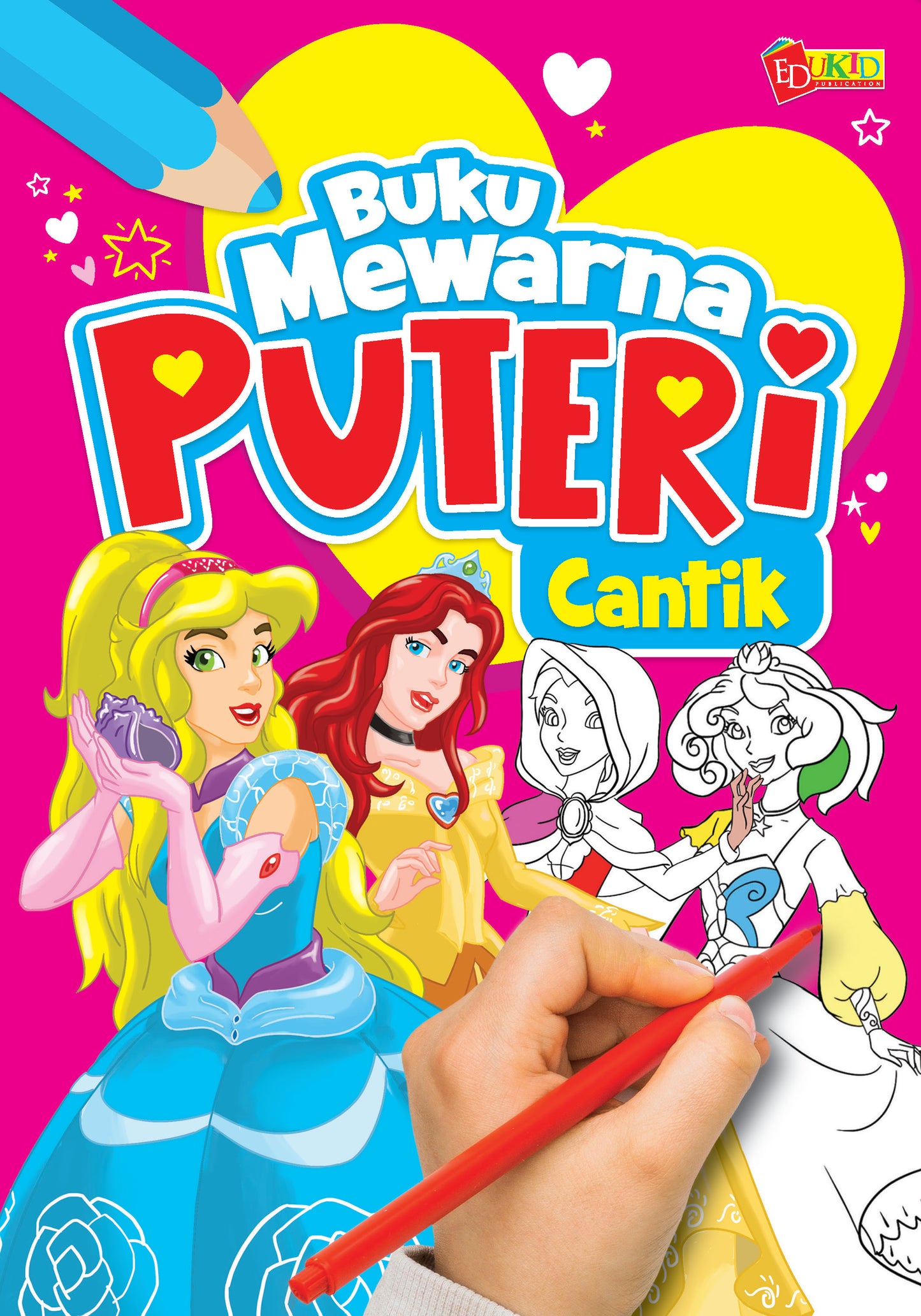 Buku Mewarna Puteri Cantik