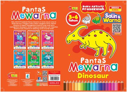 Pantas Mewarna Dinosaur