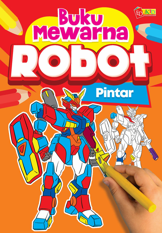 Buku Mewarna Robot Pintar