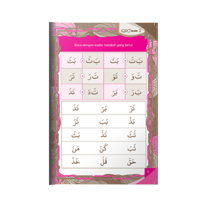 SET Iqro Bijak Siri Kaedah Pantas Membacal-Quran 6 Tajuk
