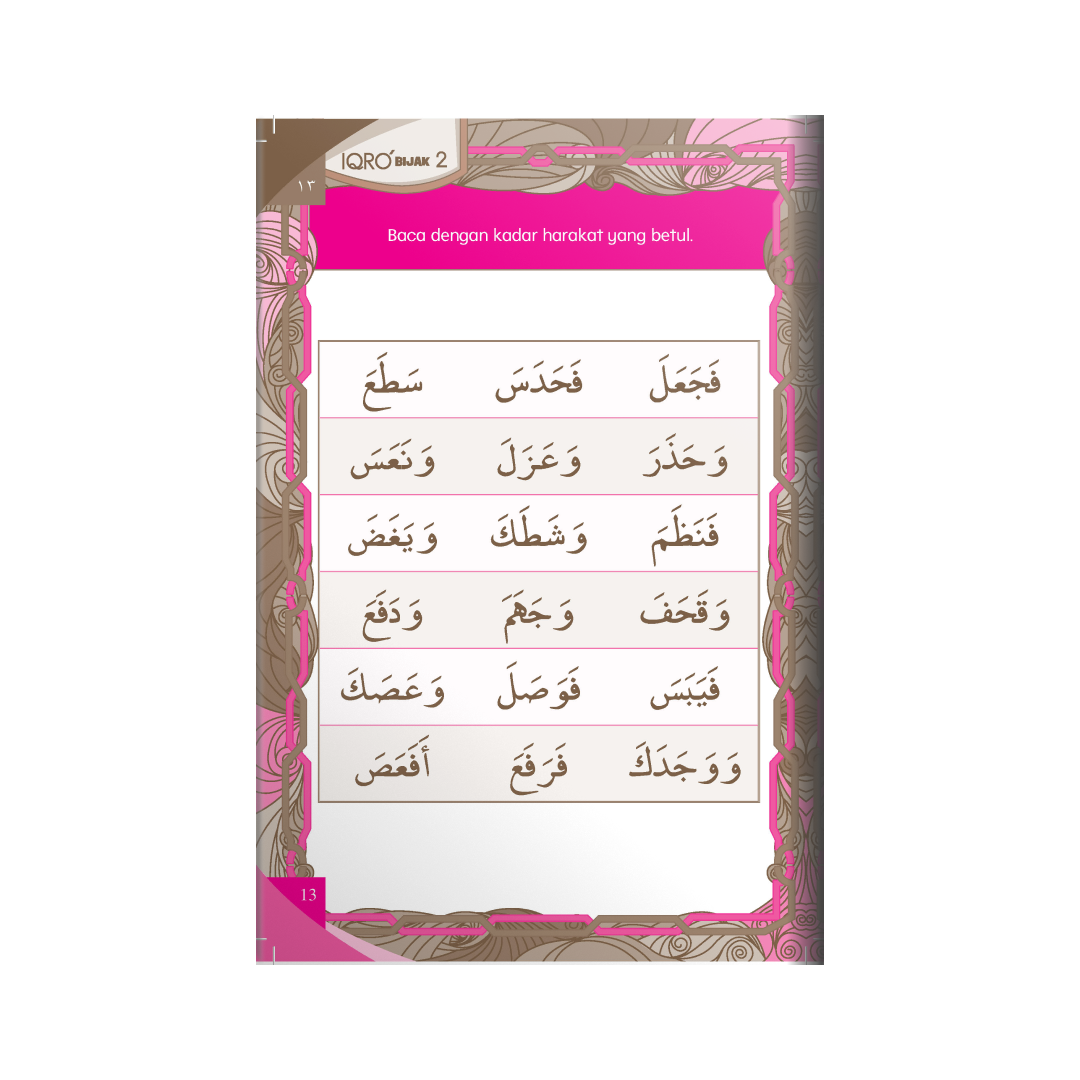 SET Iqro Bijak Siri Kaedah Pantas Membacal-Quran 6 Tajuk
