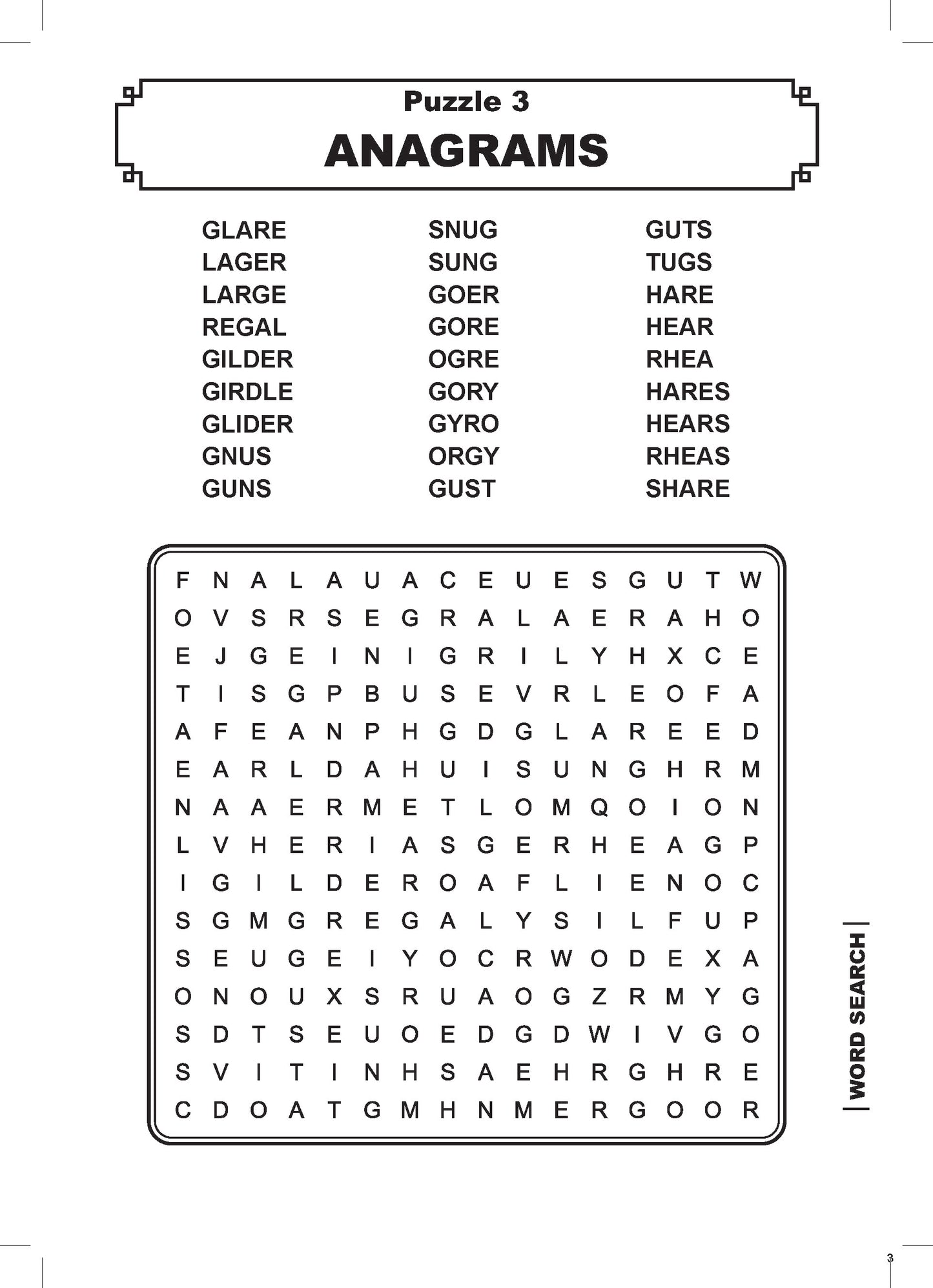 Test Your IQ Entertaining Word Search