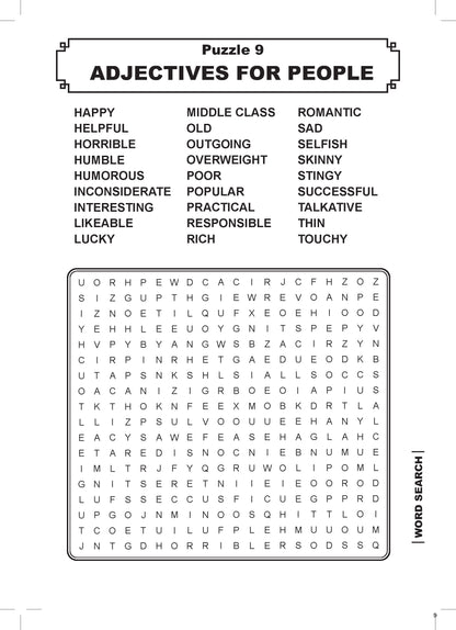 Test Your IQ Captivating Word Search