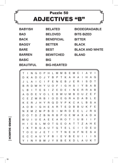 Test Your IQ Awesome Word Search