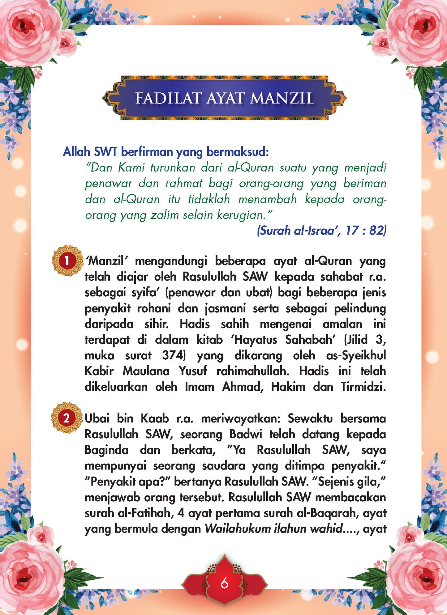 Surah Doa-Doa Pilihan Bacaan Harian