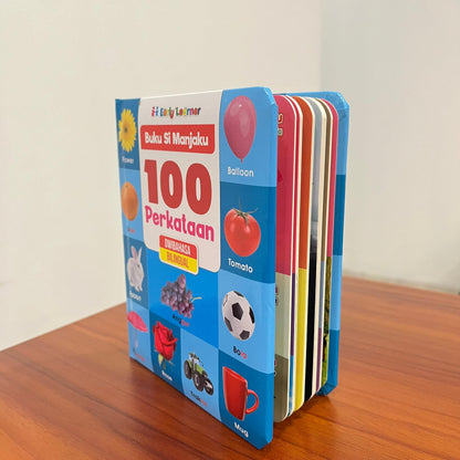 Buku Si Manjaku . 100 Perkataan . Dwibahasa