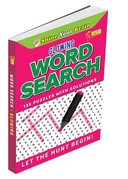 Shine Your Brain Glowing Word Search