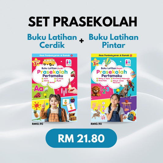 Buku Latihan Prasekolah Pertamaku (Ver. BM/English)