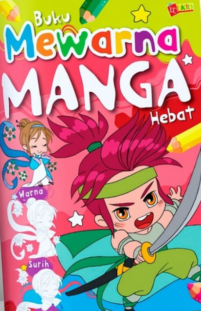 Buku Mewarna Manga Hebat