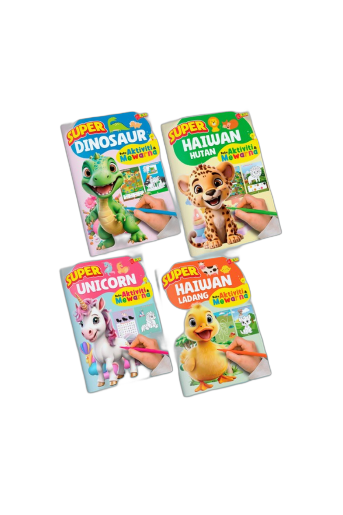 Set Aktiviti SUPER - Buku Aktiviti & Mewarna.