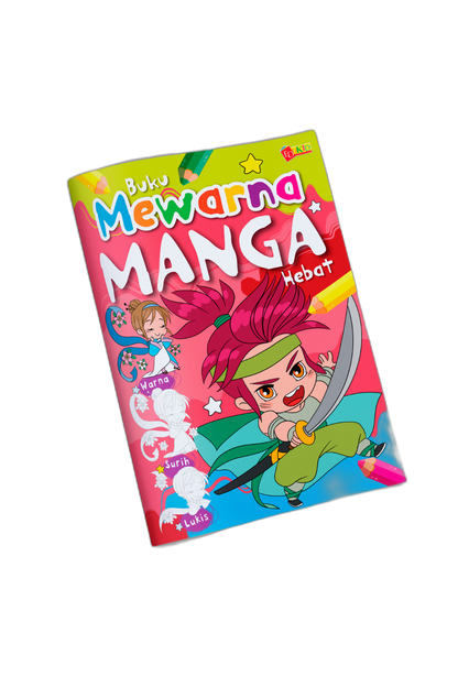 Buku Mewarna Manga Hebat