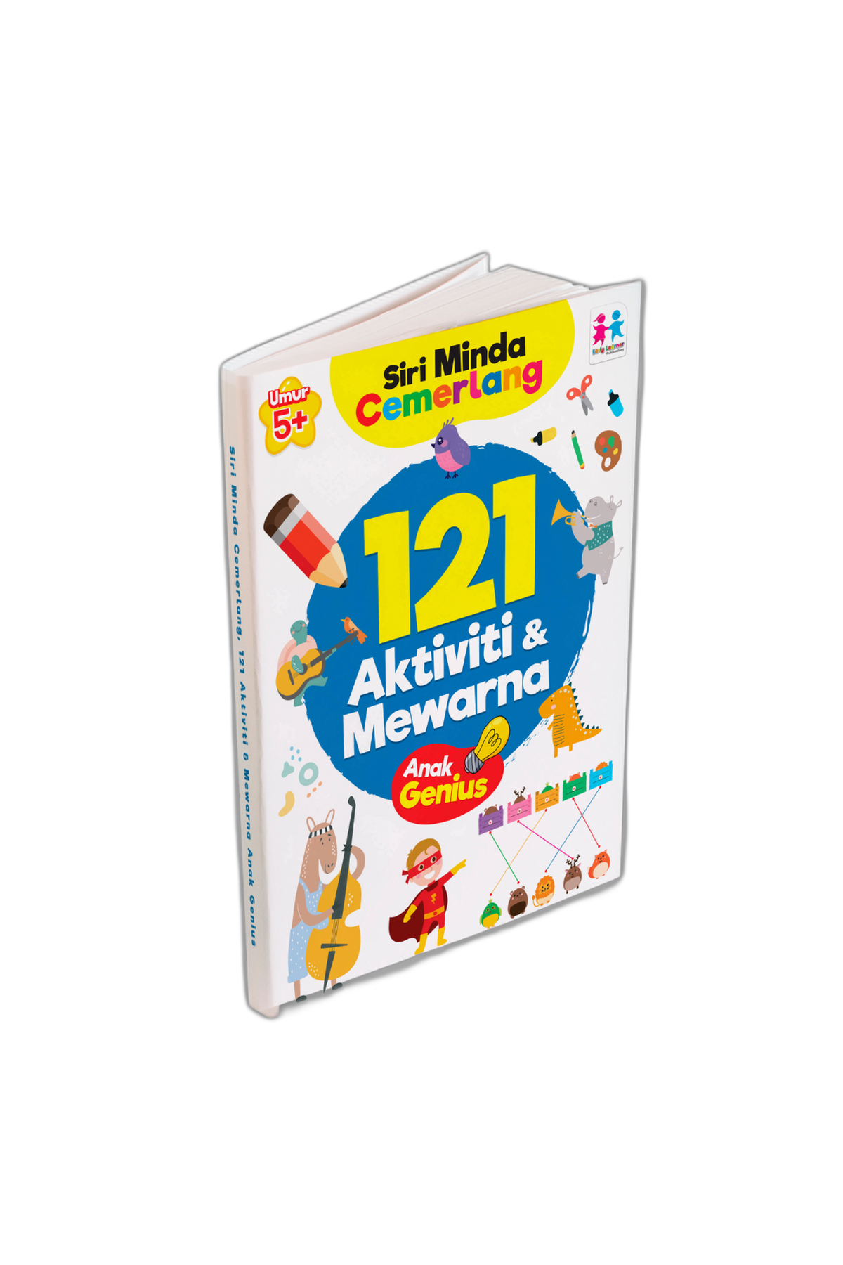 Early Learner - Siri Minda Cemerlang 121 Aktiviti & Mewarna - Anak Genius