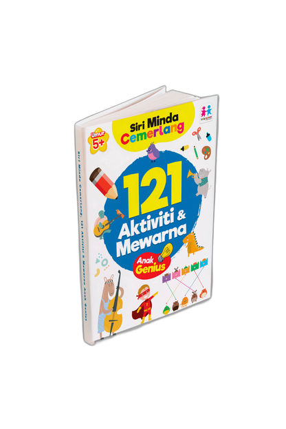 Early Learner - Siri Minda Cemerlang 121 Aktiviti & Mewarna - Anak Genius