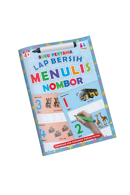 Buku Pertama Lap Bersih Menulis - Nombor