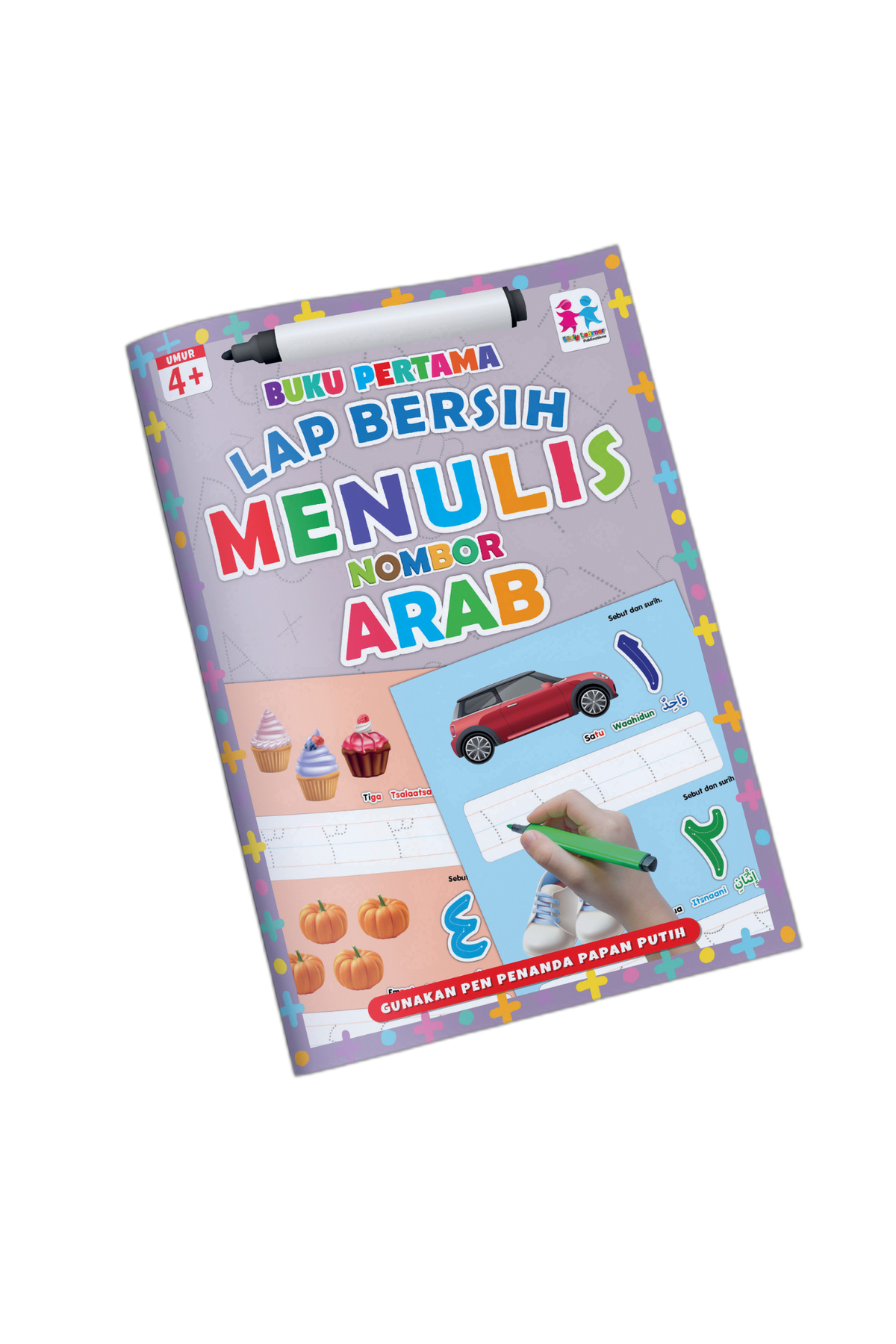 Buku Pertama Lap Bersih Menulis - Nombor Arab