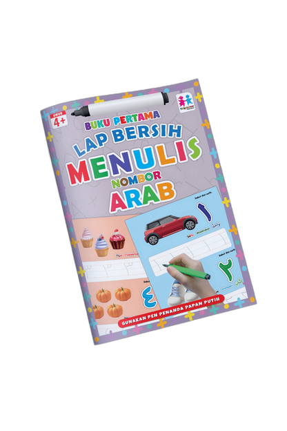 Buku Pertama Lap Bersih Menulis - Nombor Arab