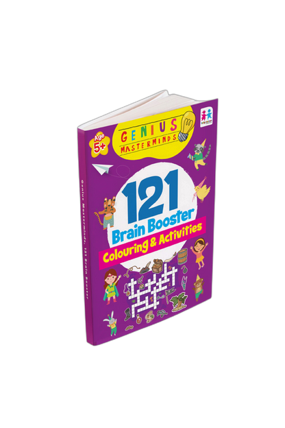 Early Learner - Genius Masterminds 121 Brain Booster Colouring & Activities