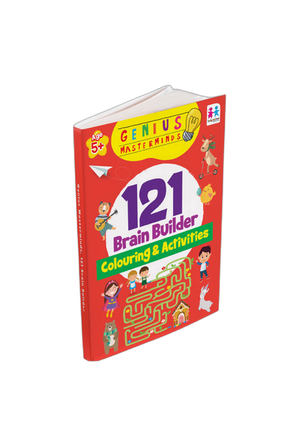 Early Learner - Genius Masterminds 121 Brain Builder Coloring & Activities