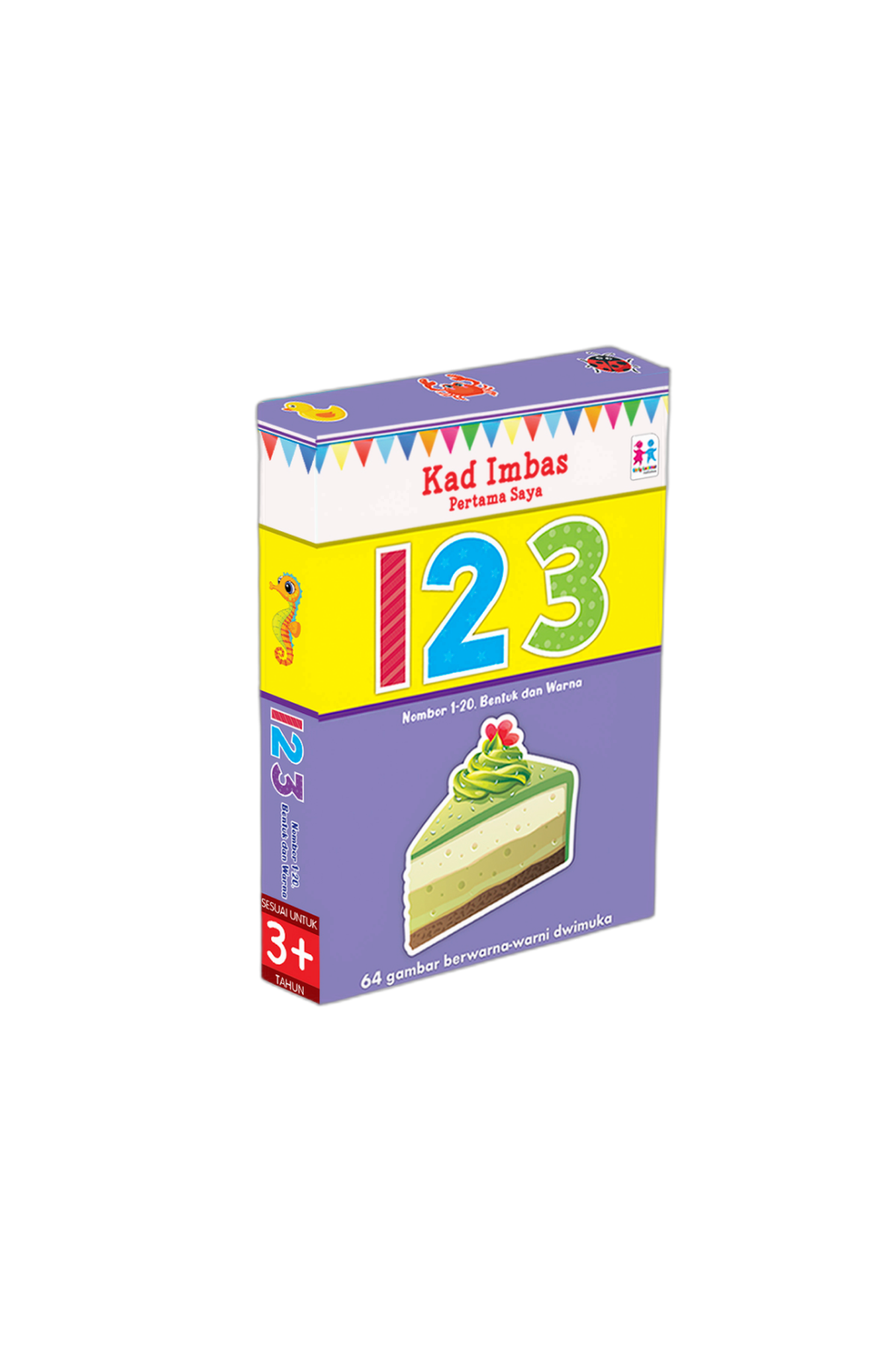 Kad Imbas Pertama Saya - 123 (Nombor 1-20, Bentuk dan Warna)