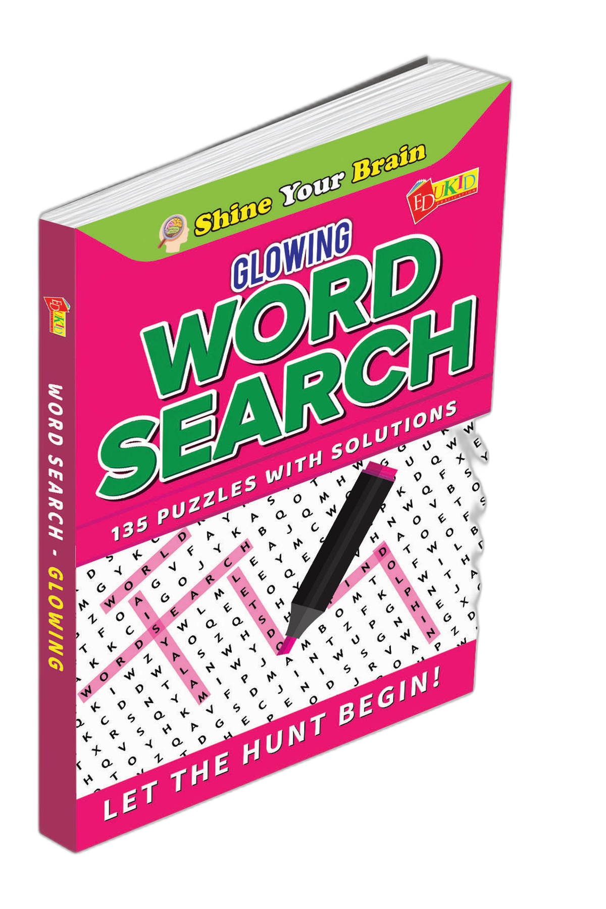Shine Your Brain Glowing Word Search