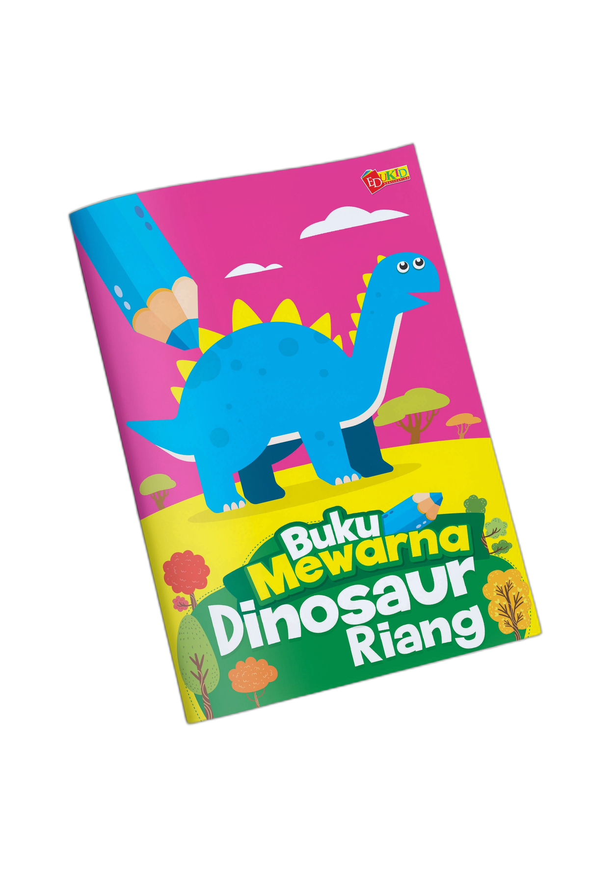 Buku Mewarna Dinosaur Riang