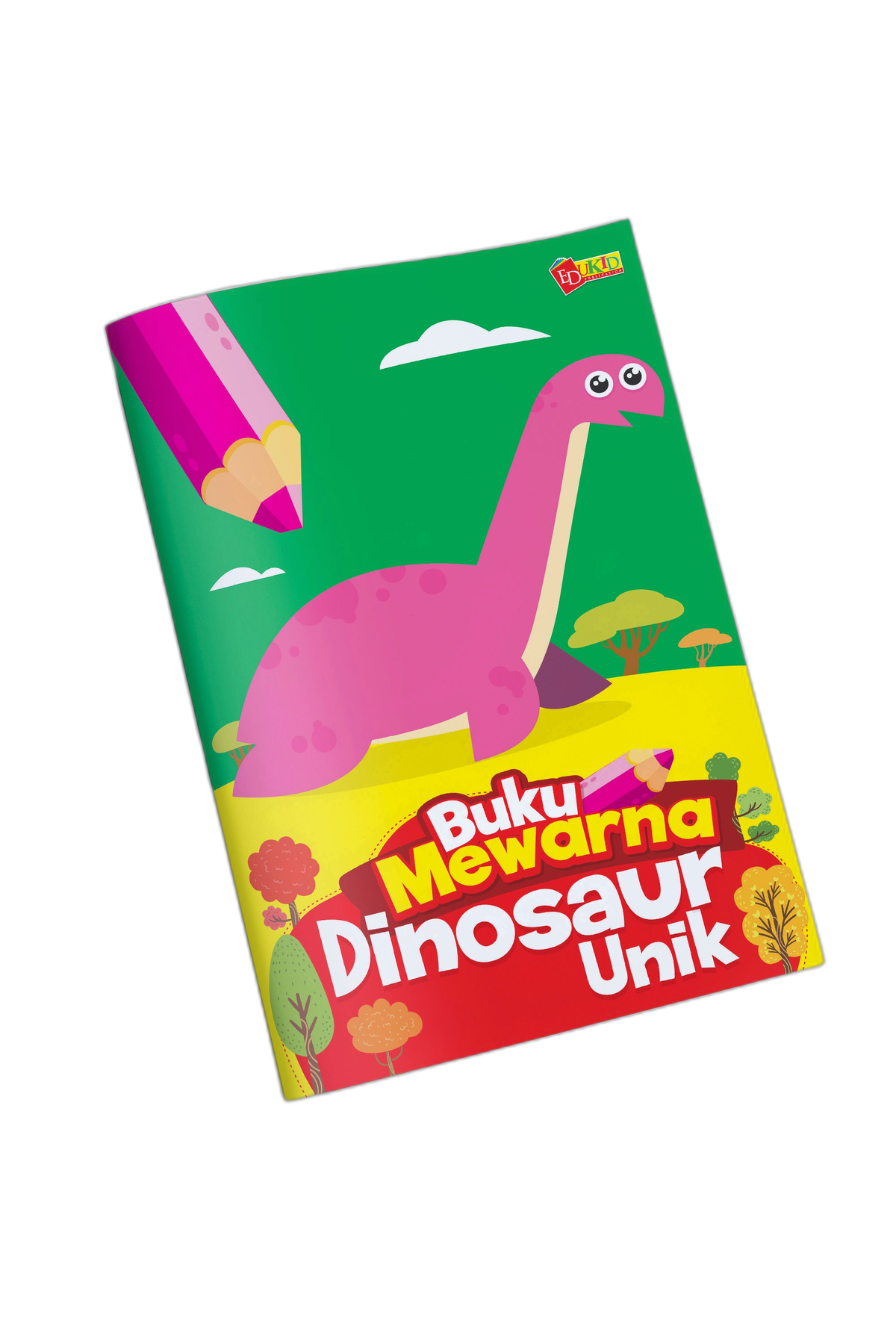 Buku Mewarna Dinosaur Unik