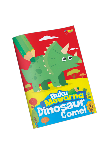Buku Mewarna Dinosaur Comel