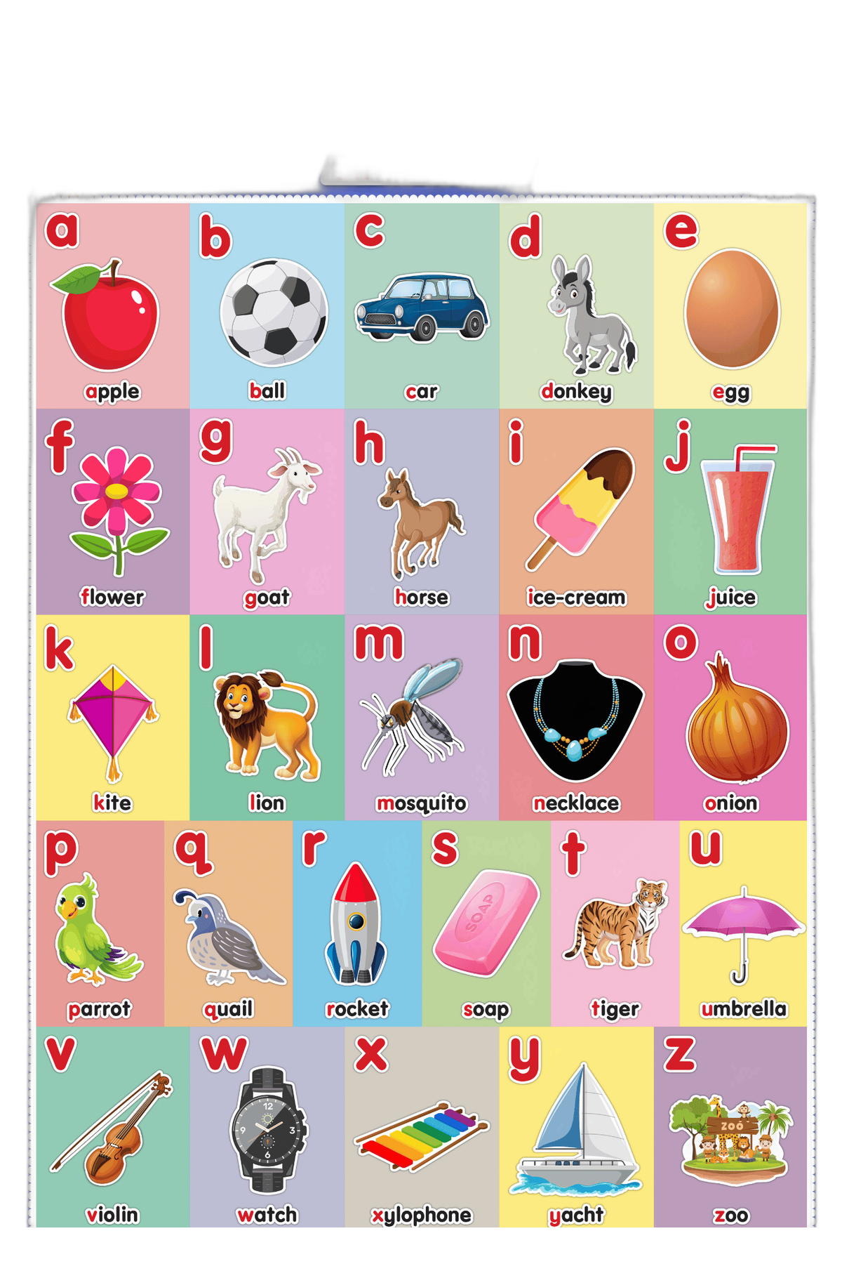 POSTER ALPHABET SMALL LETTERS