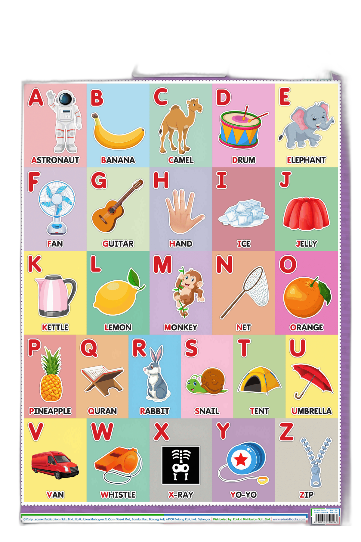 POSTER ALPHABET CAPITAL LETTERS