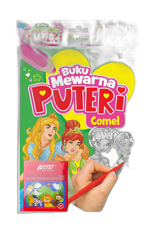SET Buku Mewarna Puteri Comel