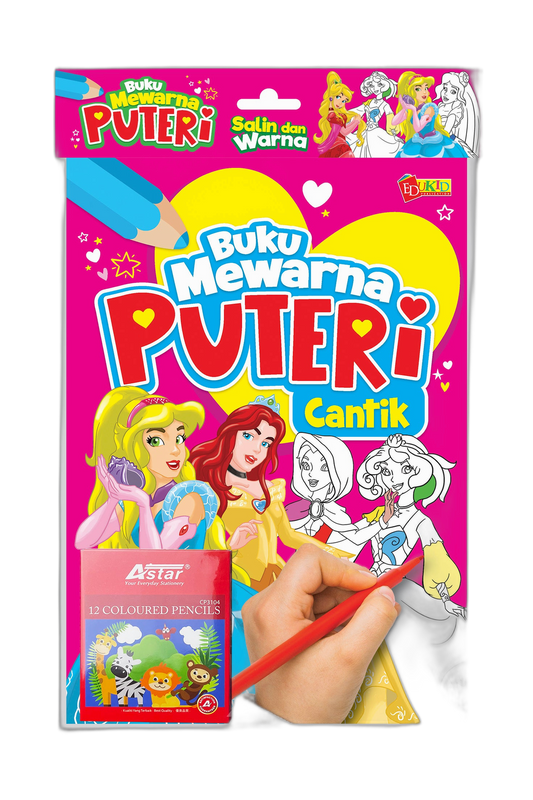 SET Buku Mewarna Puteri Cantik