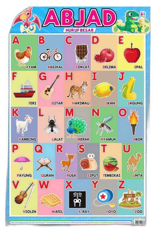 POSTER ABJAD HURUF BESAR