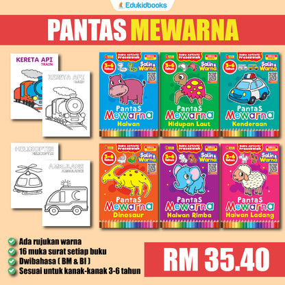 Pantas Mewarna Dinosaur