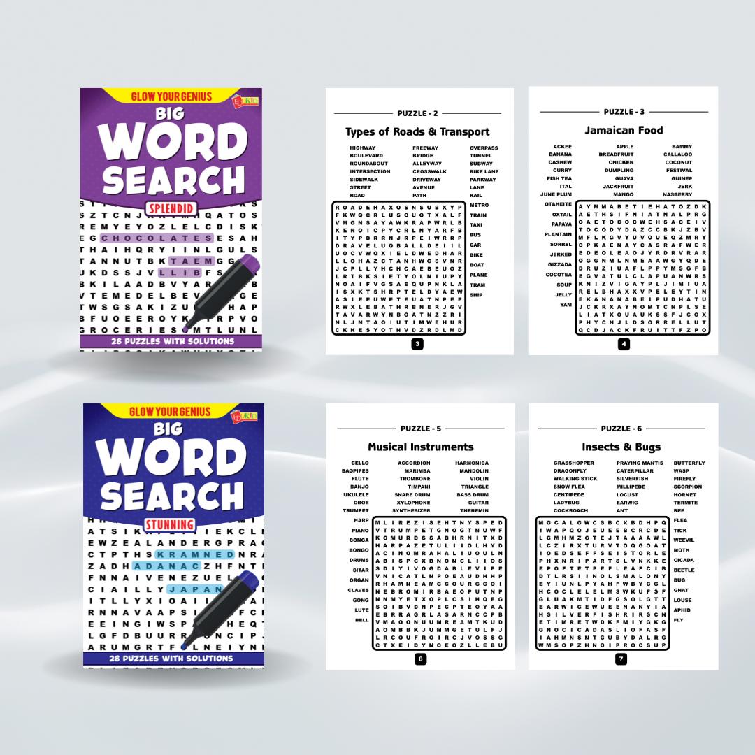 Big Word Search A4