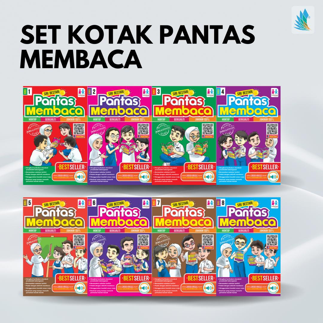 Set Kotak Siri Bestari Pantas Membaca (8+1)