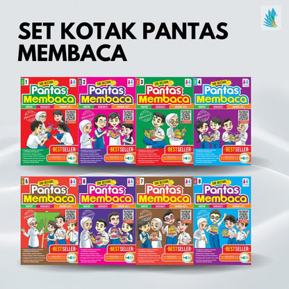 Set Kotak Siri Bestari Pantas Membaca (8+1)