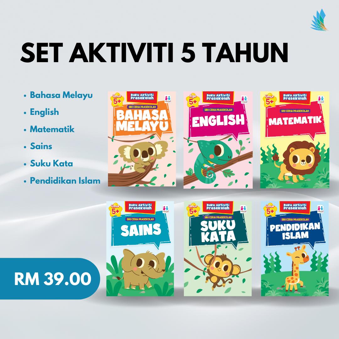 Set Buku Aktiviti Prasekolah 5&6 Tahun