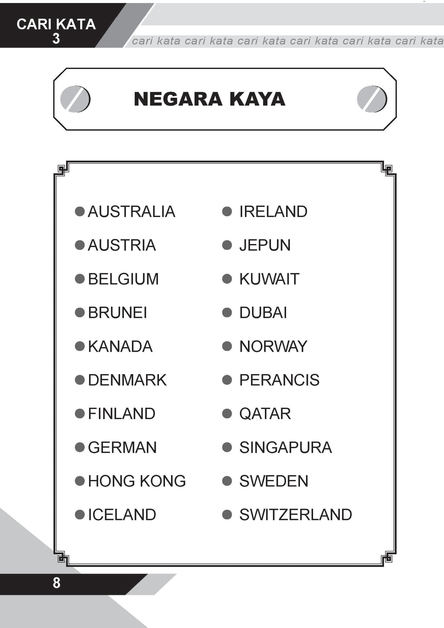 Edisi Bumper Cari Kata-Gempak