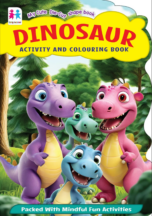 My Cute Die-Cut Shape Book Dinosaur Activity And Colouring Book
