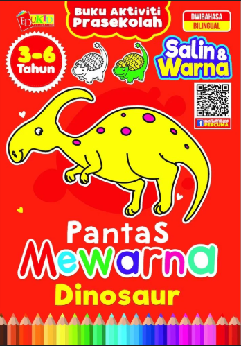 Pantas Mewarna Dinosaur