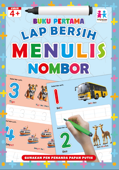 Buku Pertama Lap Bersih Menulis - Nombor
