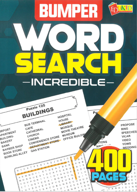 Bumper Incredible Word Search
