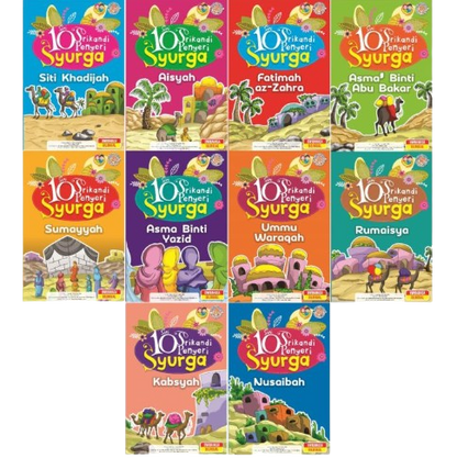 SET Siri 10 Srikandi Penyeri Syurga - 10 Tajuk