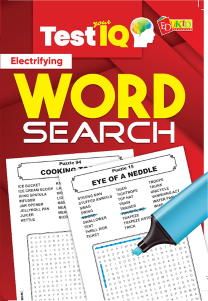 Test Your IQ Electrifying Word Search