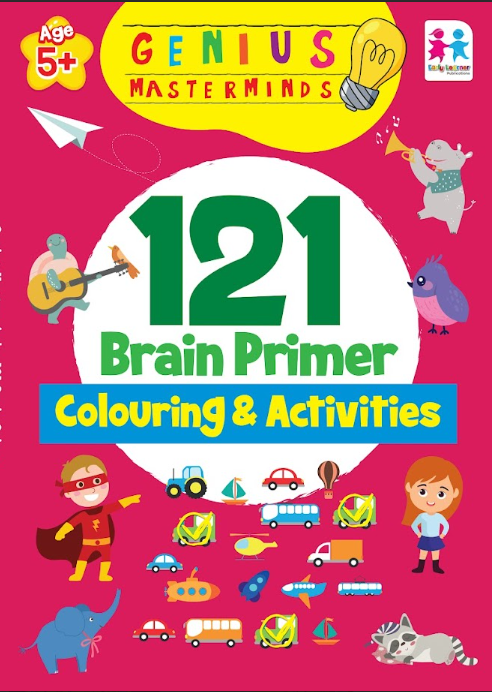 Early Learner - Genius Masterminds 121 Brain Primer Colouring & Activities