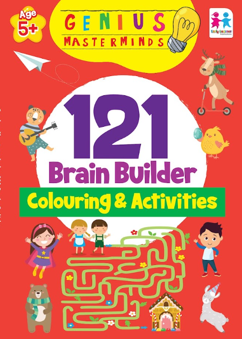Early Learner - Genius Masterminds 121 Brain Builder Coloring & Activities
