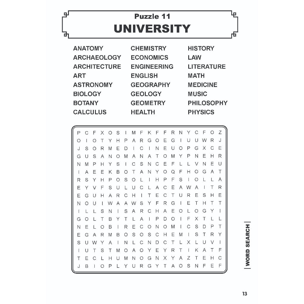 Test Your IQ Delightful Word Search