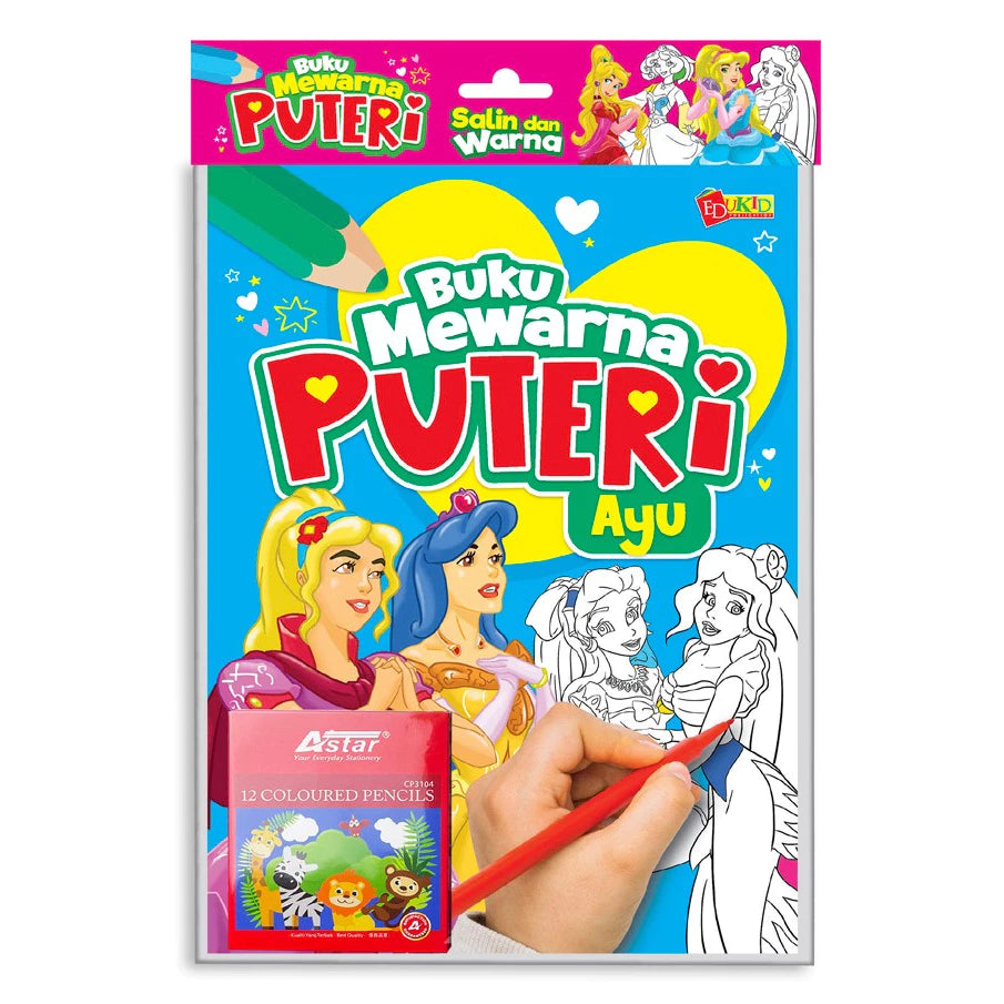 Buku Mewarna Puteri Ayu